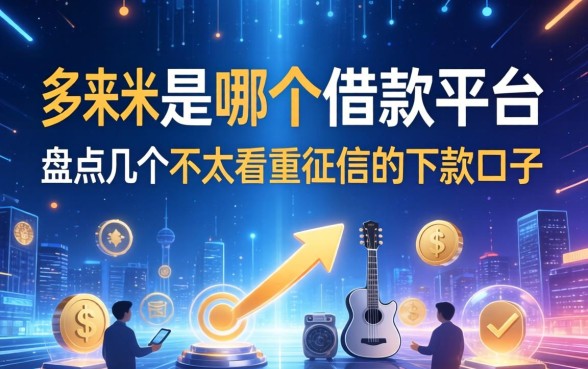 多来米是哪个借款平台的？盘点几个不太看重征信的下款口子