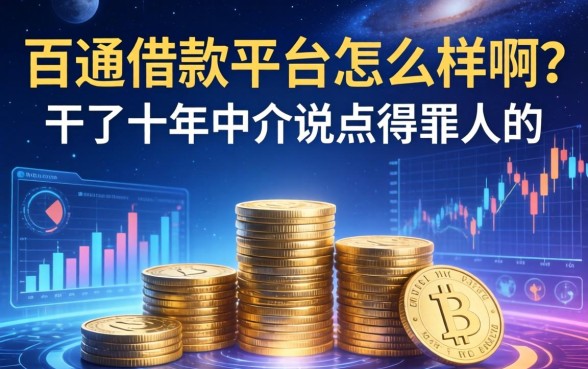 百通借款平台怎么样啊？干了十年中介说点得罪人的