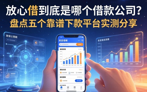 放心借到底是哪个借款公司？盘点五个靠谱下款平台实测分享