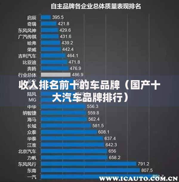 收入排名前十的车品牌（国产十大汽车品牌排行）