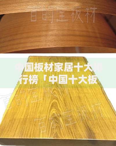 中国板材家居十大排行榜「中国十大板材品牌大全」