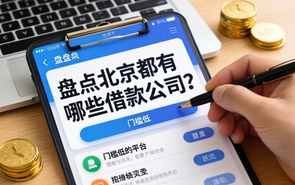 盘点北京都有哪些借款公司，整理了几个门槛低的平台