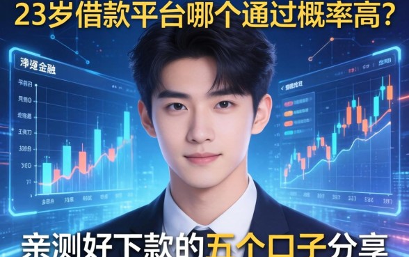 23岁借款平台哪个通过几率高？亲测好下款的五个口子分享