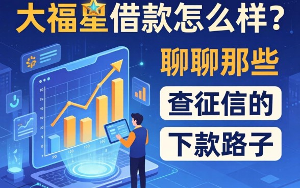 大福星借款怎么样？聊聊那些不查征信的下款路子