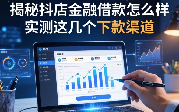 揭秘抖店金融借款怎么样，实测这几个下款渠道