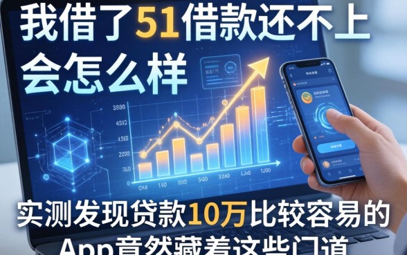 我借了51借款还不上会怎么样，实测发现贷款10万比较容易的app竟然藏着这些门道