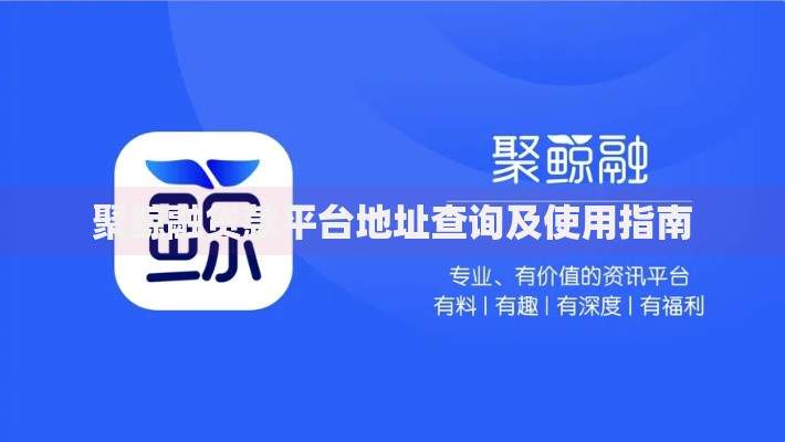 聚鲸融贷款平台地址查询及使用指南