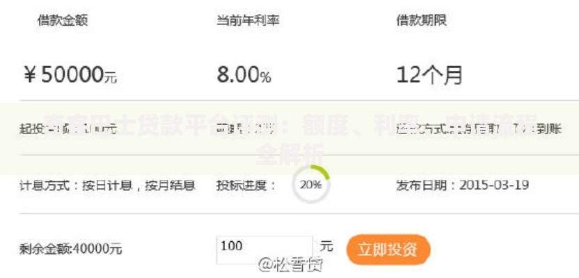 奇客巴士贷款平台评测：额度、利率、申请流程全解析