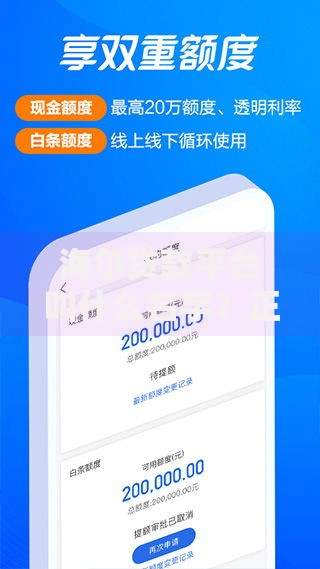 海尔贷款平台叫什么名字？正规贷款产品及申请流程详解