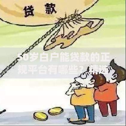 50岁白户能贷款的正规平台有哪些？精选渠道及申请攻略