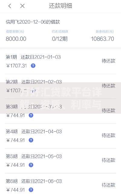 万好汇贷款平台详解：资质、利率与用户真实反馈