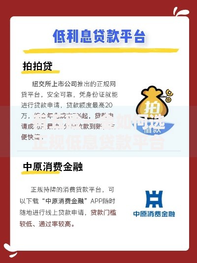 有五险一金如何选正规低息贷款平台？这几点必须知道