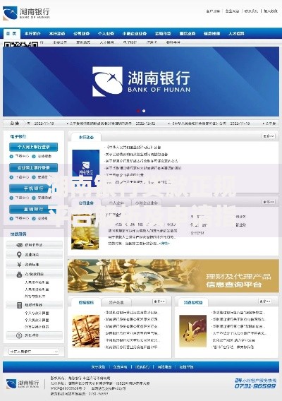 湖南银行贷款正规平台解析及申请指南