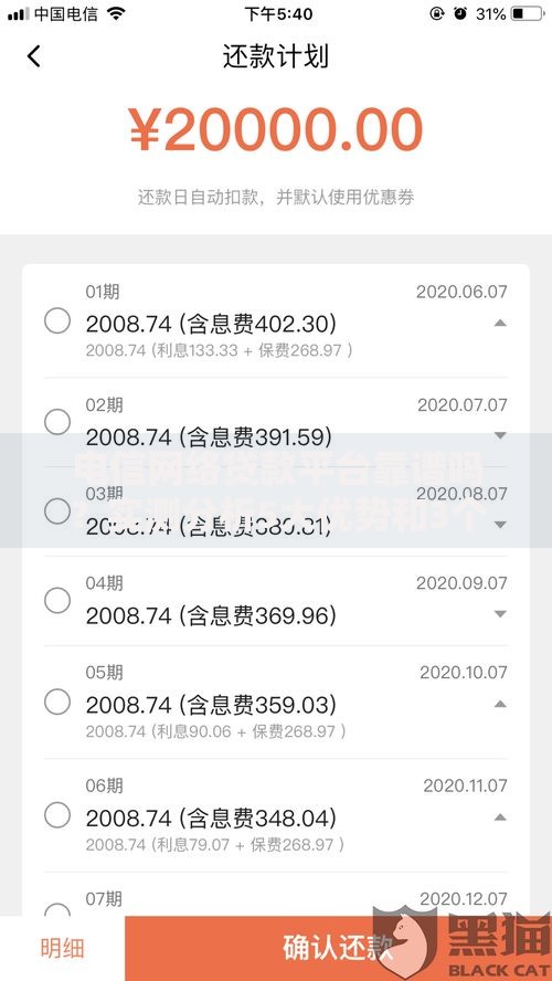 电信网络贷款平台靠谱吗？实测分析5大优势和3个风险点