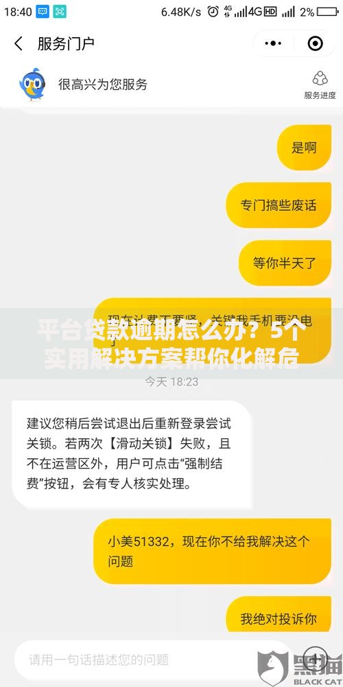平台贷款逾期怎么办？5个实用解决方案帮你化解危机