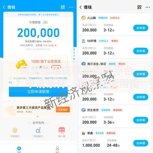 阿里信用贷款是哪个平台？申请条件、额度及使用指南
