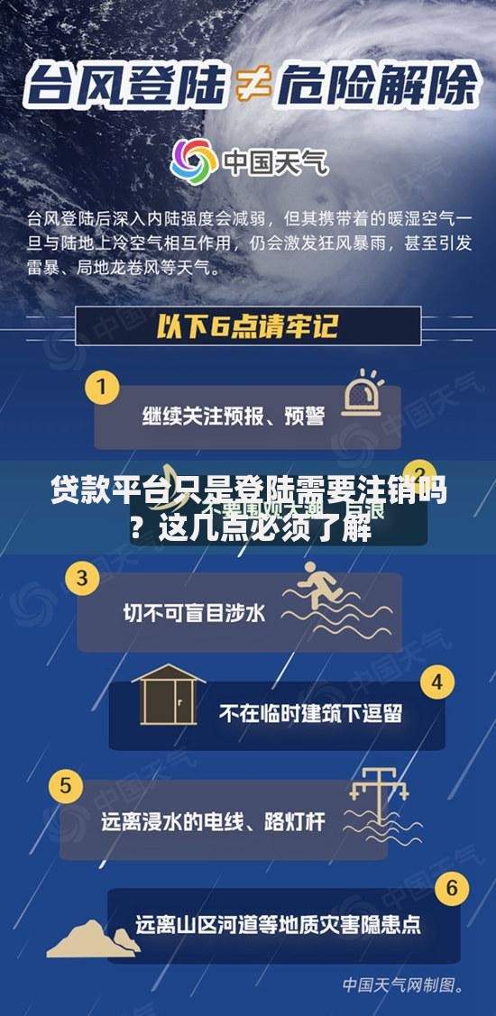 贷款平台只是登陆需要注销吗？这几点必须了解