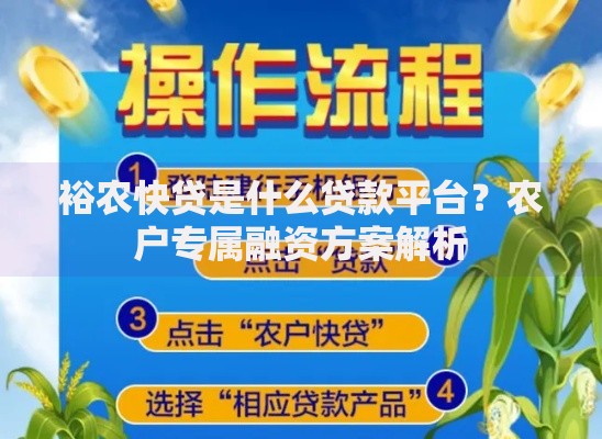 裕农快贷是什么贷款平台？农户专属融资方案解析