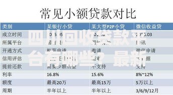 四川回收贷款平台有哪些？最新靠谱名单及选择指南