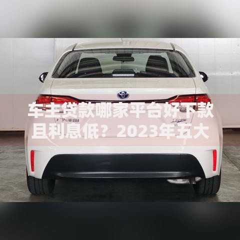 车主贷款哪家平台好下款且利息低？2023年五大靠谱渠道实测对比