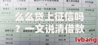 么么贷上征信吗？一文说清借款记录与信用影响