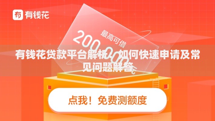 有钱花贷款平台解析：如何快速申请及常见问题解答