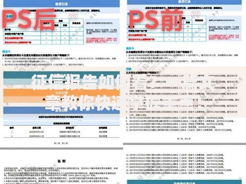征信报告如何看？一篇文章教你快速掌握重点！