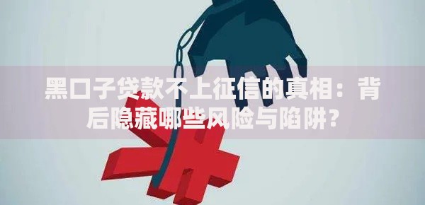黑口子贷款不上征信的真相：背后隐藏哪些风险与陷阱？