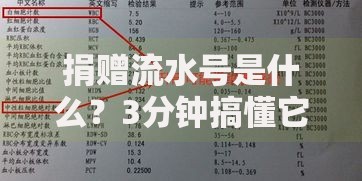 捐赠流水号是什么？3分钟搞懂它的作用和查询方法