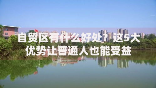 自贸区有什么好处？这5大优势让普通人也能受益