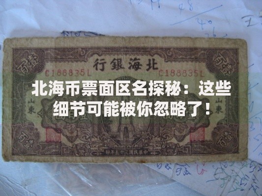 北海币票面区名探秘：这些细节可能被你忽略了！