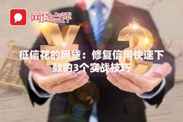 征信花的网贷：修复信用快速下款的3个实战技巧