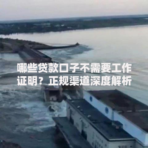 哪些贷款口子不需要工作证明？正规渠道深度解析