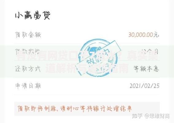 有没有网贷口子7放水？真实渠道解析与避坑指南