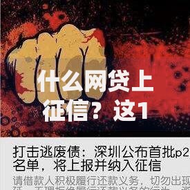 什么网贷上征信？这10家平台接入央行系统要注意