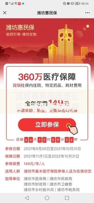 潍坊惠民保险怎么买？手把手教你参保流程与省钱技巧