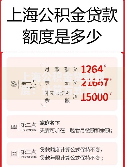 上海公积金贷款额度：计算方式与常见问题全攻略