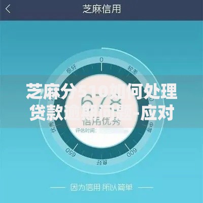 芝麻分510如何处理贷款逾期问题-应对策略与信用修复指南