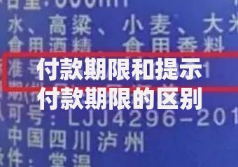 付款期限和提示付款期限的区别这3个关键点搞懂才不吃亏