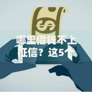 哪里借钱不上征信？这5个渠道或许能应急