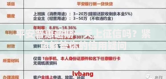 平安普惠逾期一天上征信吗？紧急解答你的信用疑问