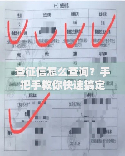 查征信怎么查询？手把手教你快速搞定信用报告