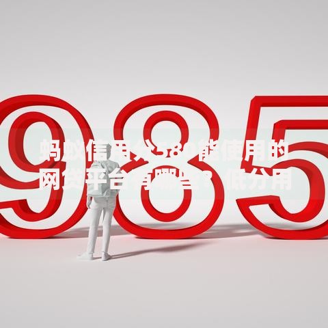 蚂蚁信用分580能使用的网贷平台有哪些？低分用户贷款指南
