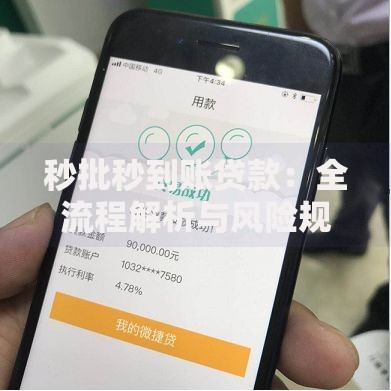 秒批秒到账贷款：全流程解析与风险规避指南