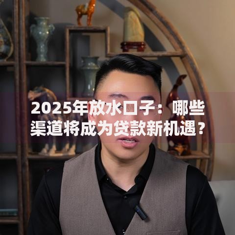 2025年放水口子：哪些渠道将成为贷款新机遇？