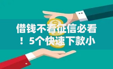 借钱不看征信必看！5个快速下款小技巧，轻松解决资金难题