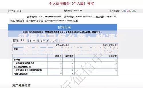 征信记录怎么查：快速掌握个人信用报告的技巧