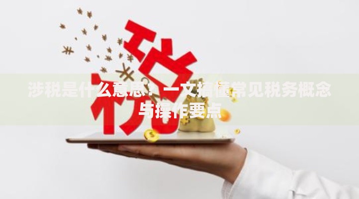涉税是什么意思？一文搞懂常见税务概念与操作要点