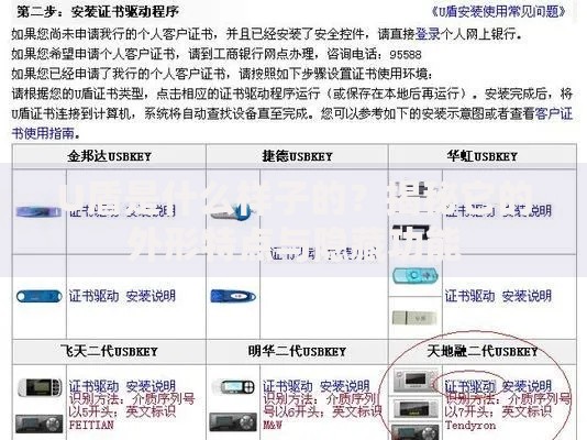 U盾是什么样子的？揭秘它的外形特点与隐藏功能