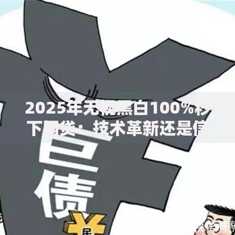 2025年无视黑白100%秒下网贷：技术革新还是信用陷阱？